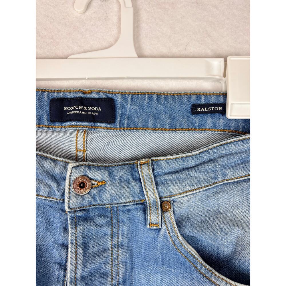 Scotch & Soda Ralston Jeans Men’s 36x32 Light Straight Button Fly Denim NWOT - Picture 3 of 6